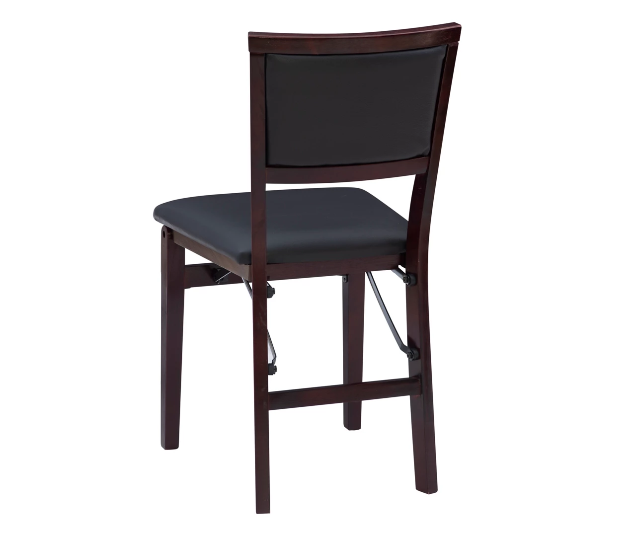 Brown Classic Open Back Folding Chairs, 2-Pack - Image 6