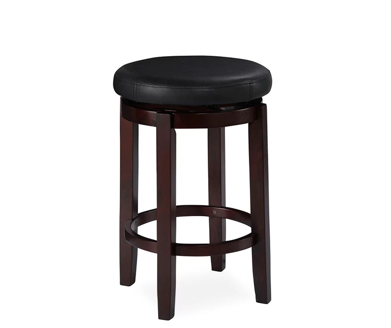24" Clea Black Counter Stool