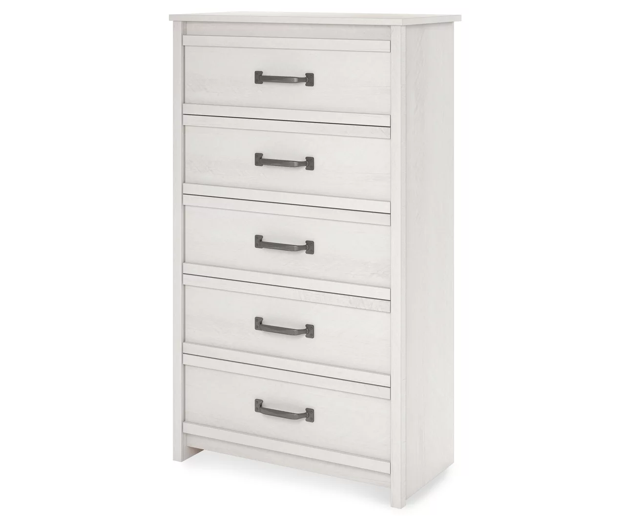 Duncan Ivory Oak 5-Drawer Dresser