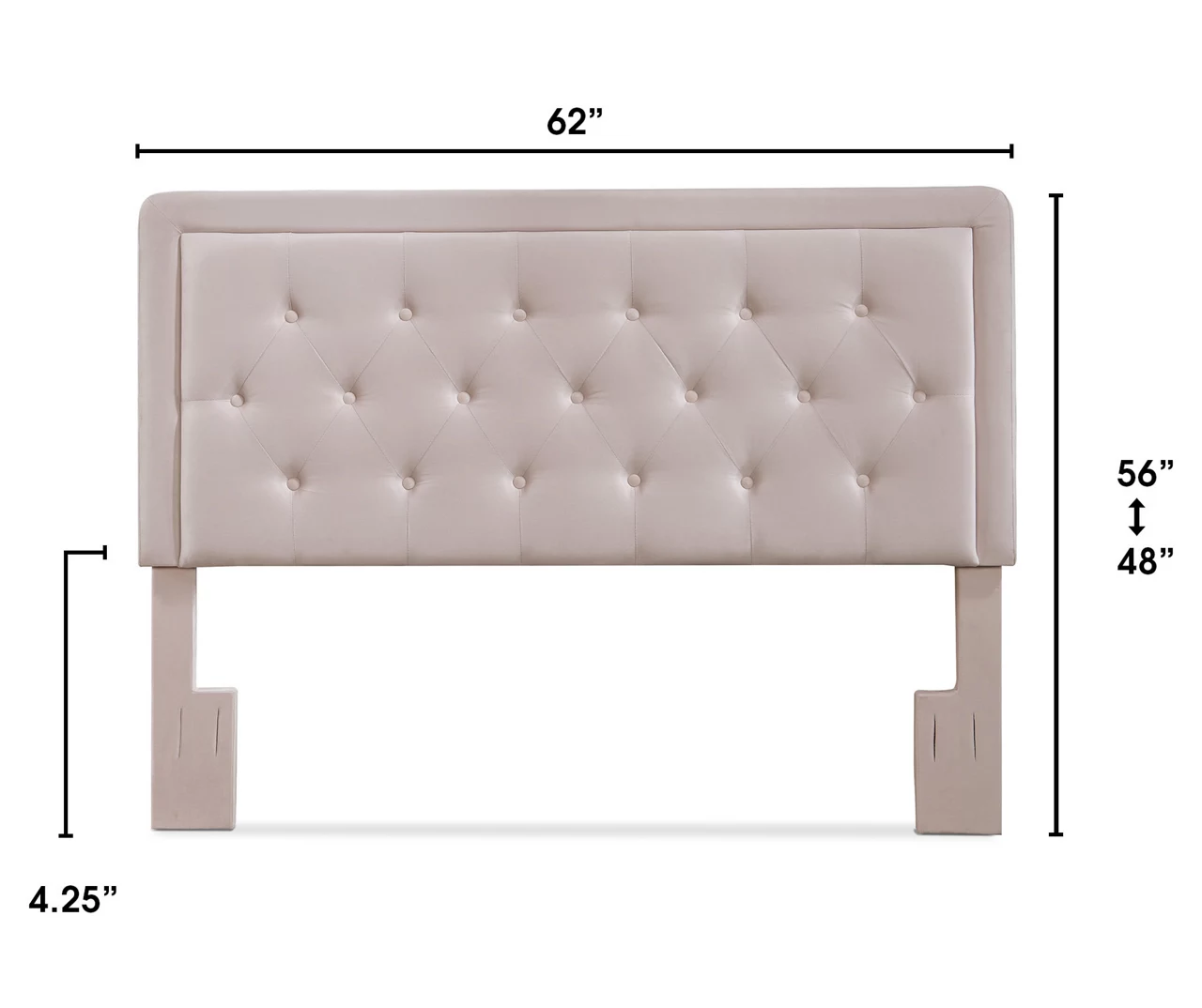 Mauve Amery Upholstered Queen Headboard - Image 8