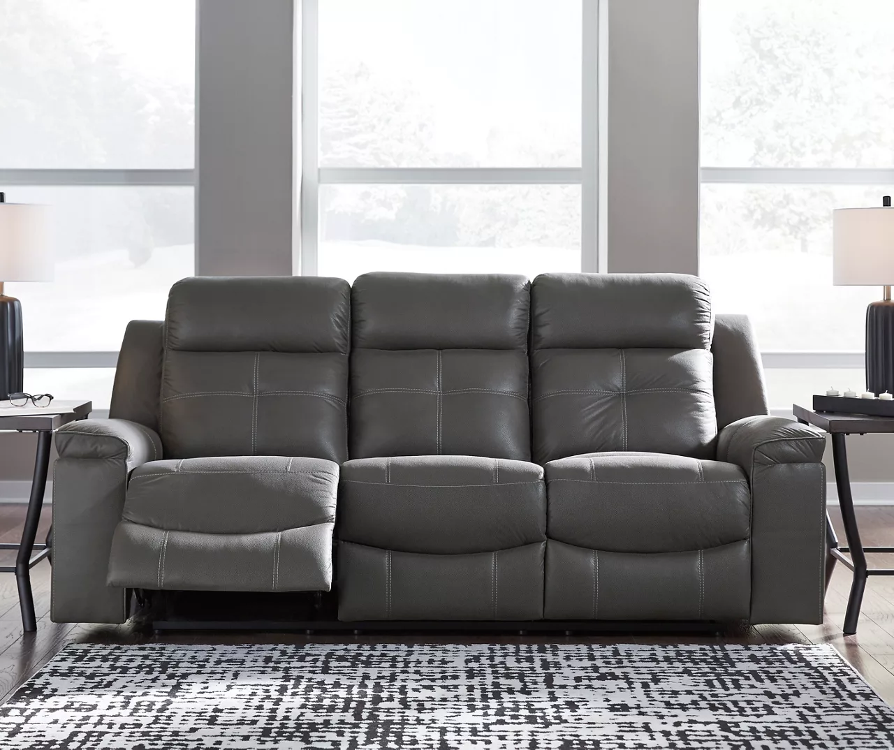 Jesolo Gray Reclining Sofa - Image 3