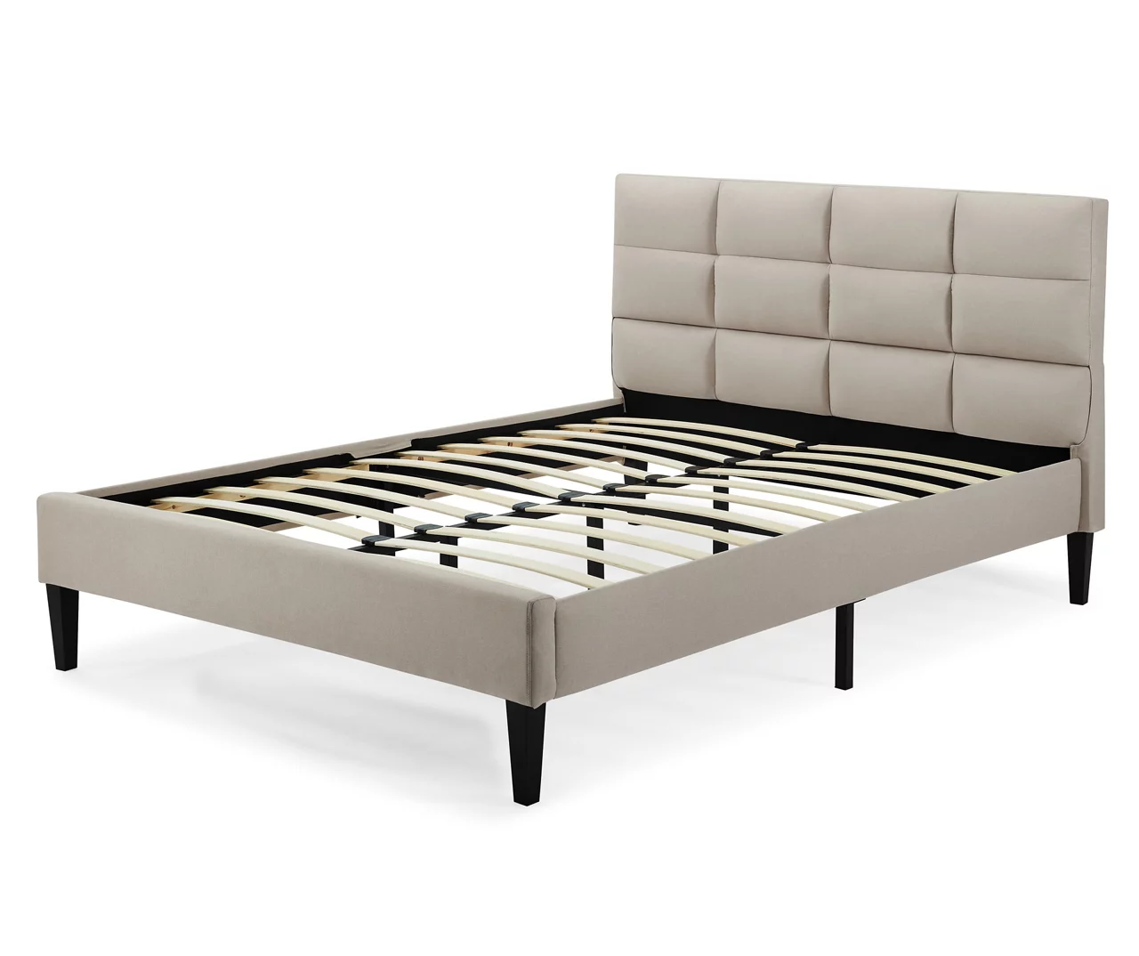 Orson Beige Full Upholstered Bed - Image 3
