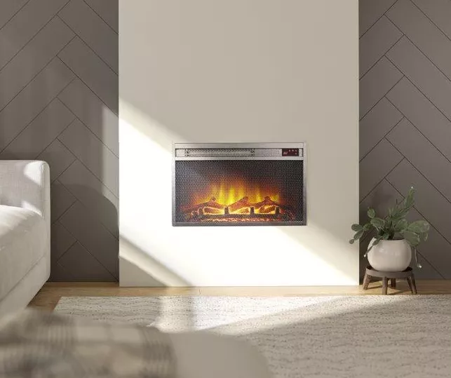 23" Mesh Electric Fireplace Insert - Image 5