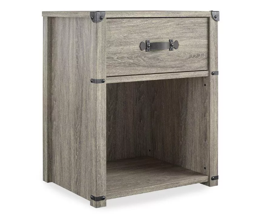 Nova Gray Oak Nightstand - Image 2