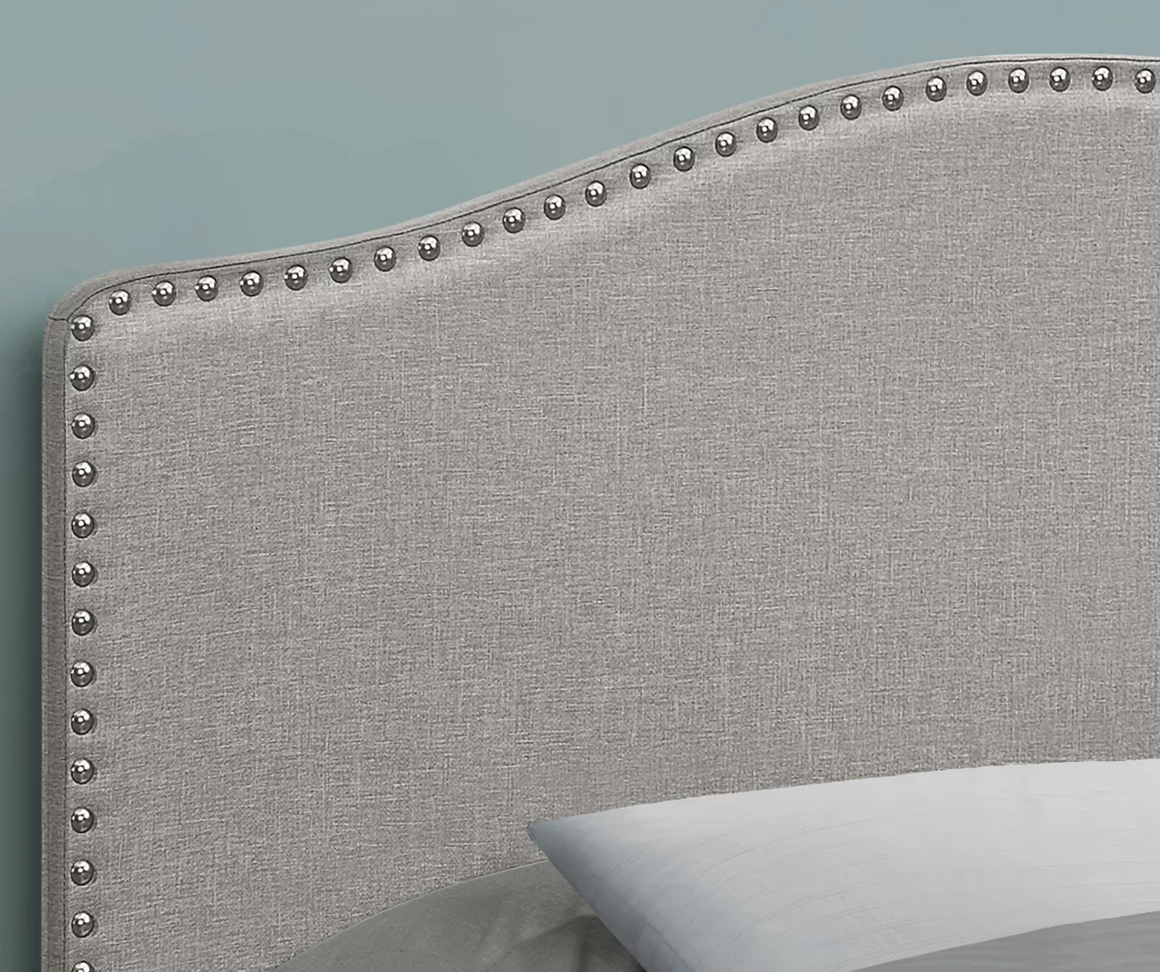Monarch Linen Nailhead Trim Headboard - Image 14