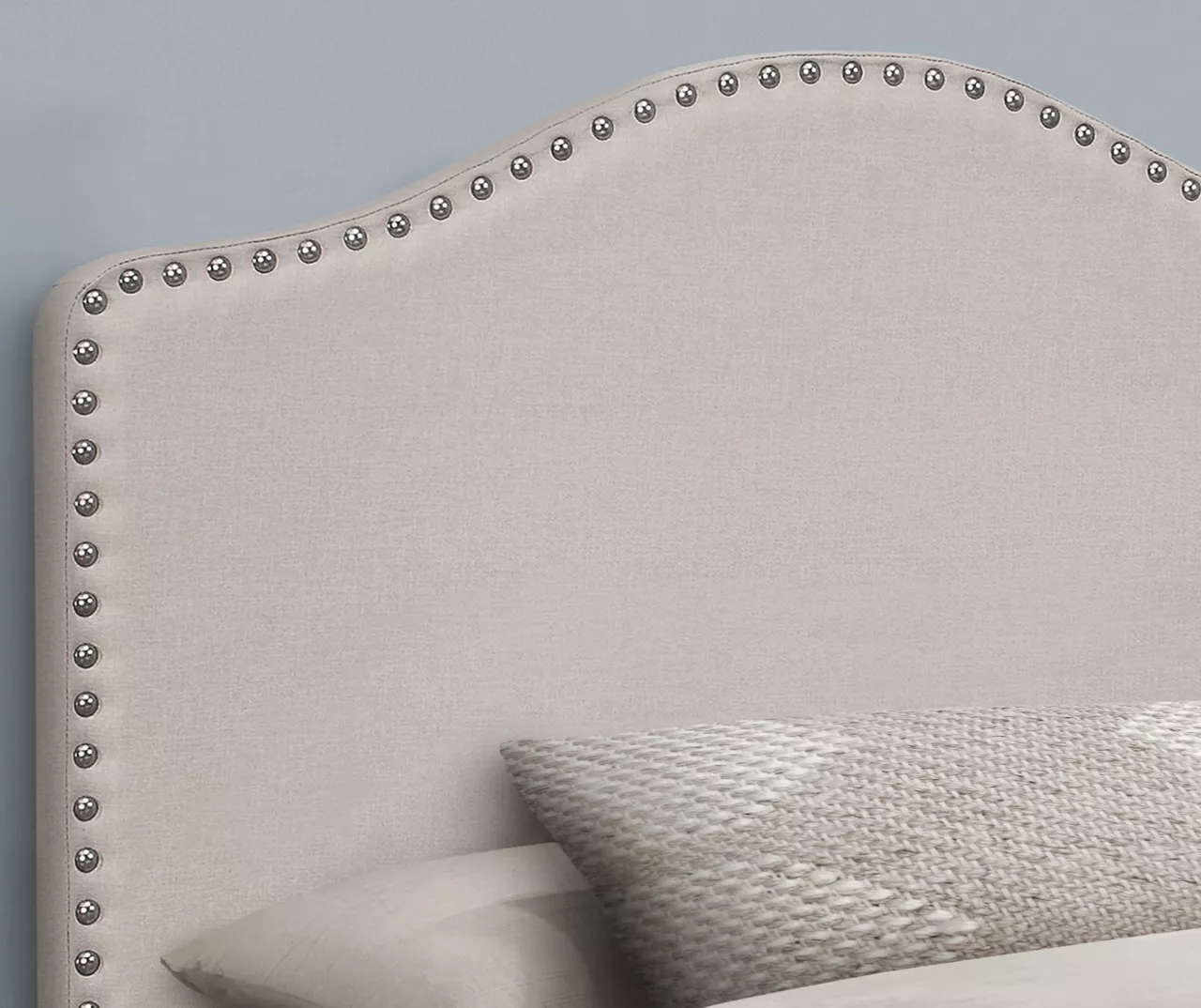 Monarch Linen Nailhead Trim Headboard - Image 17