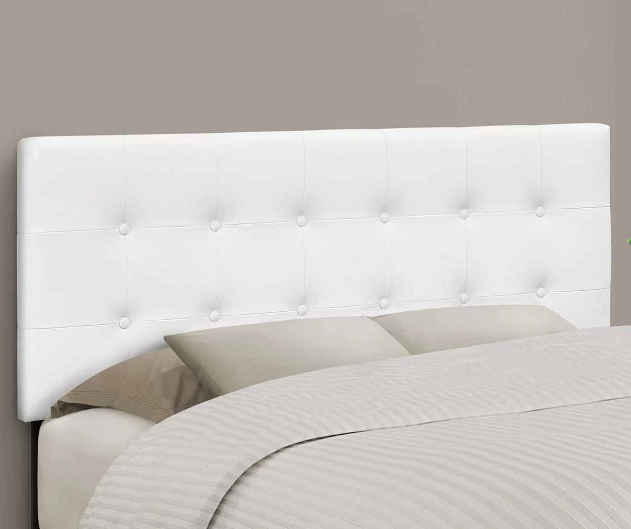 Monarch Faux Leather Button Tufted Headboard - Image 2
