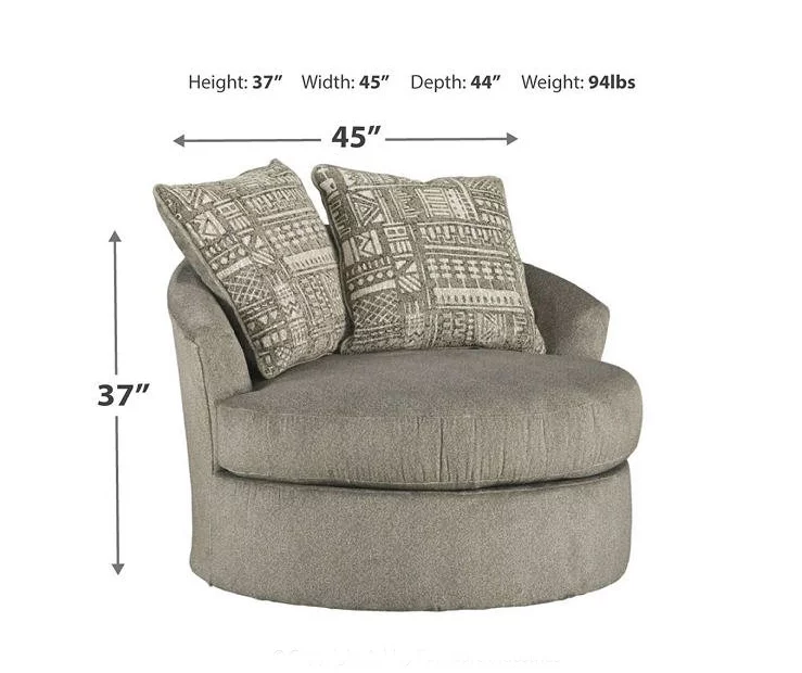 Soletren Ash Swivel Accent Chair - Image 6