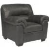Bladen Slate Faux Leather Armchair