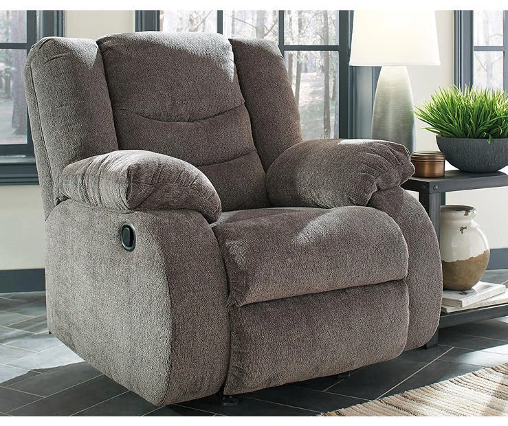 Tulen Gray Rocker Recliner - Image 2