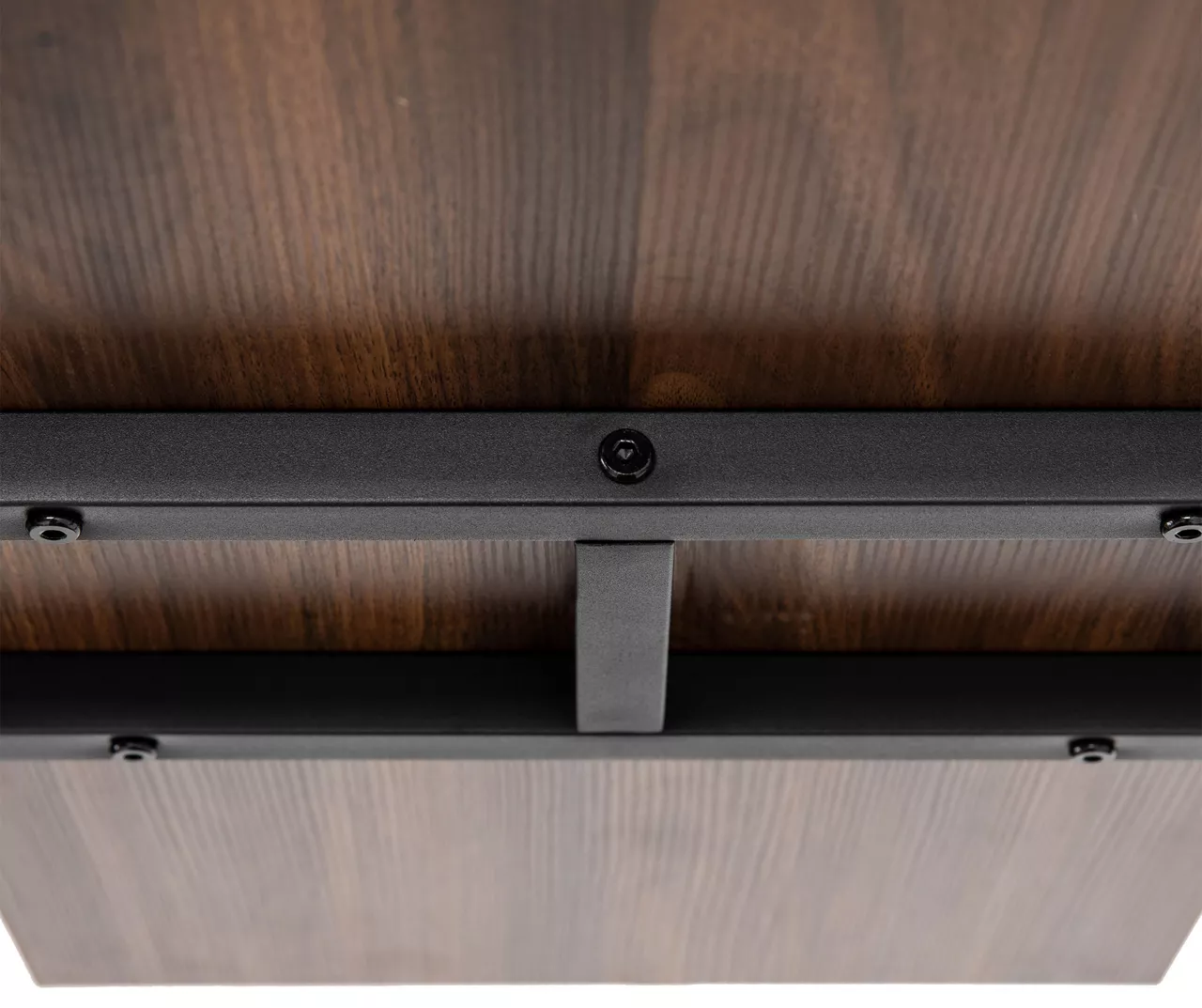 Walnut Modern A-Frame 4-Shelf Bookcase - Image 5