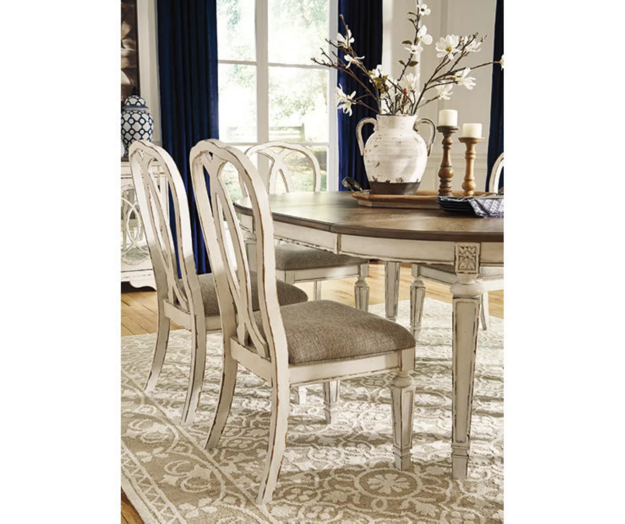 Raelyn Oval Extension Leaf Dining Table - Image 3
