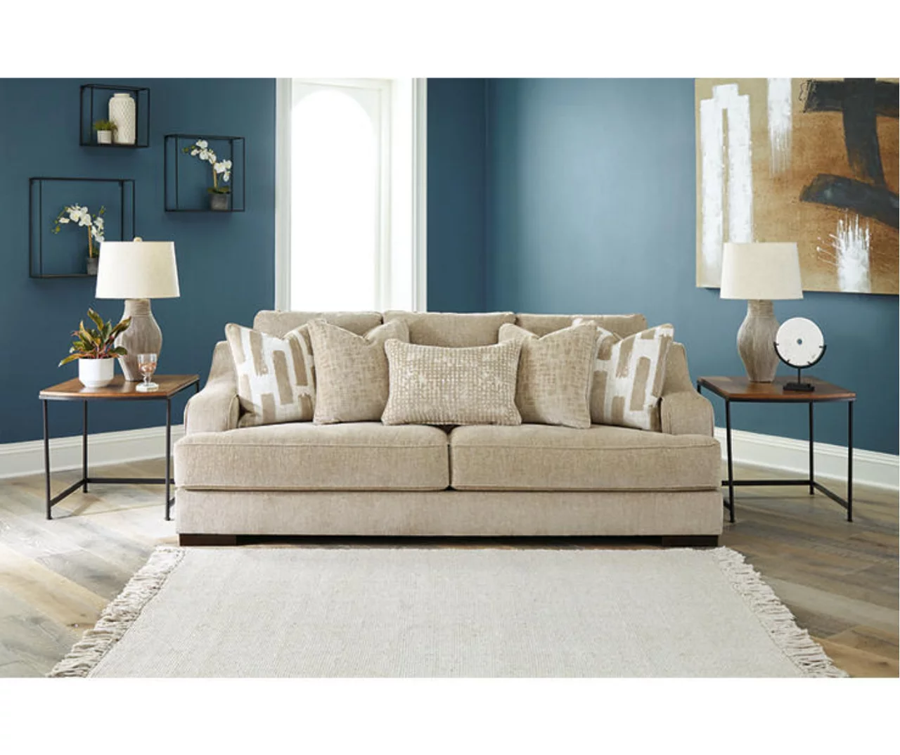 Lessinger Beige Sofa - Image 5