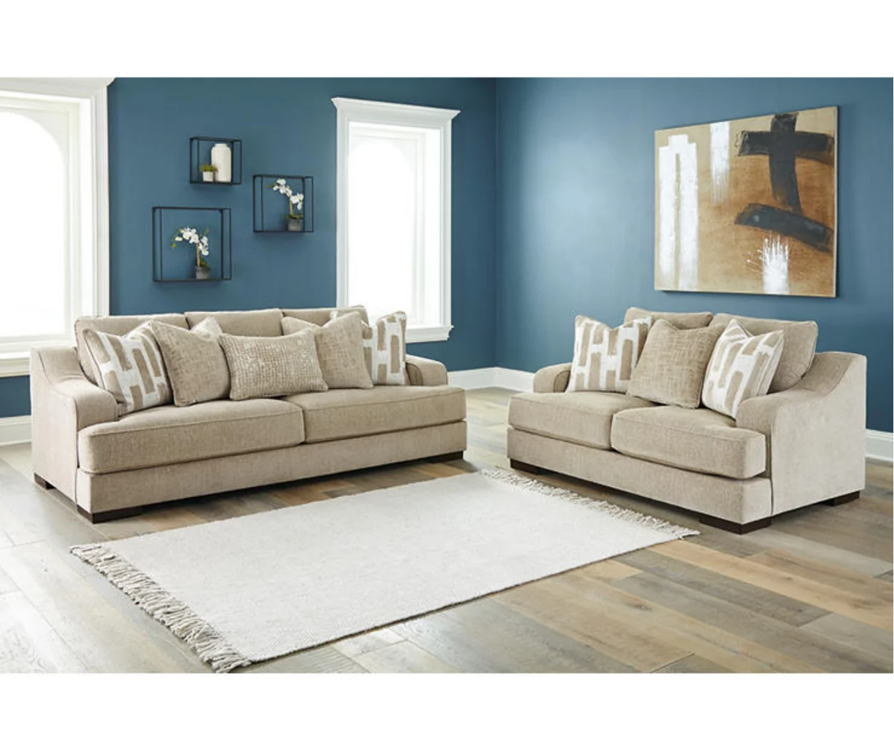 Lessinger Beige Sofa - Image 6