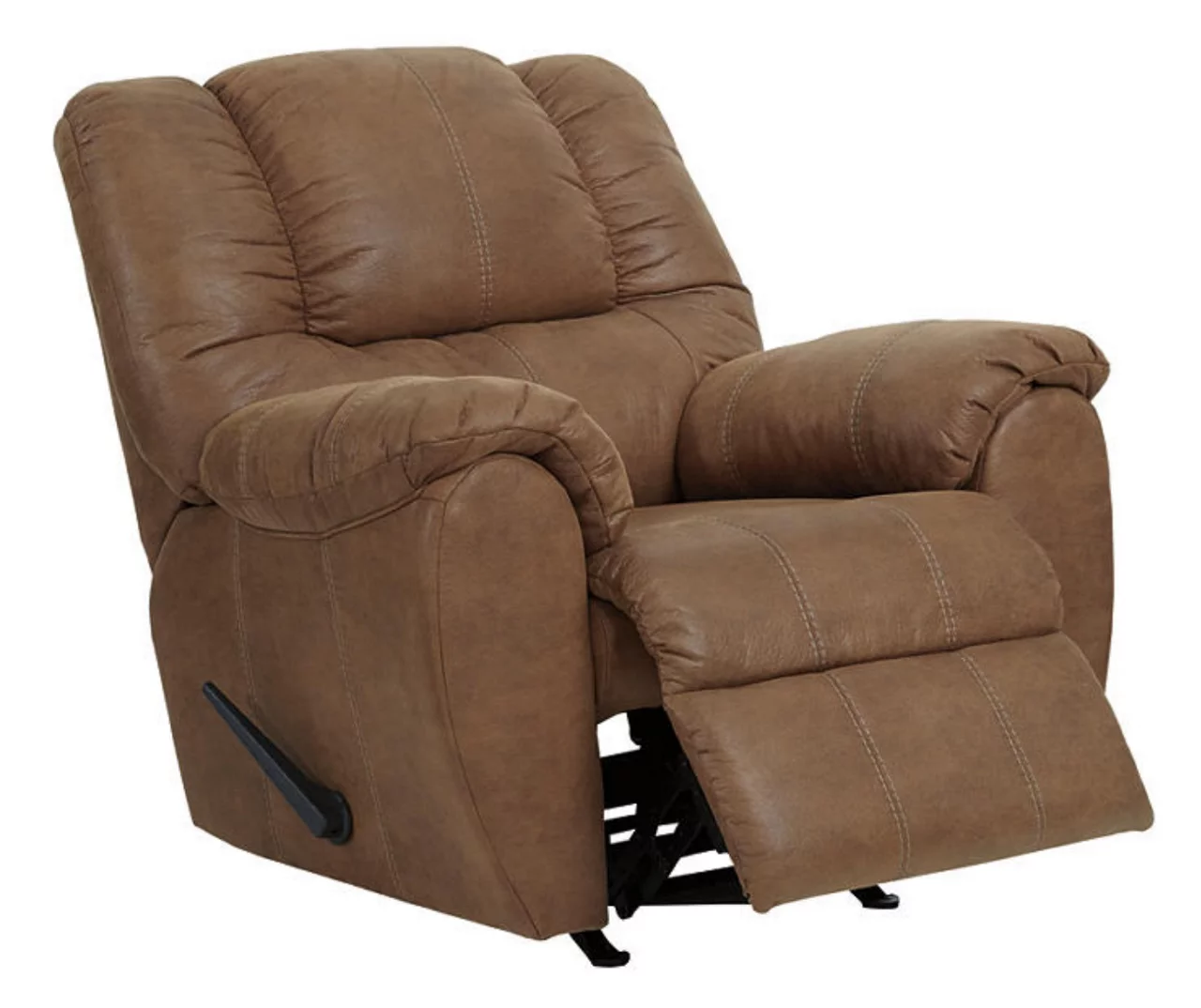 McGann Saddle Faux Leather Rocker Recliner - Image 5