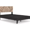 Signature Design By Ashley Piperton Black Full Panel Platform Bed