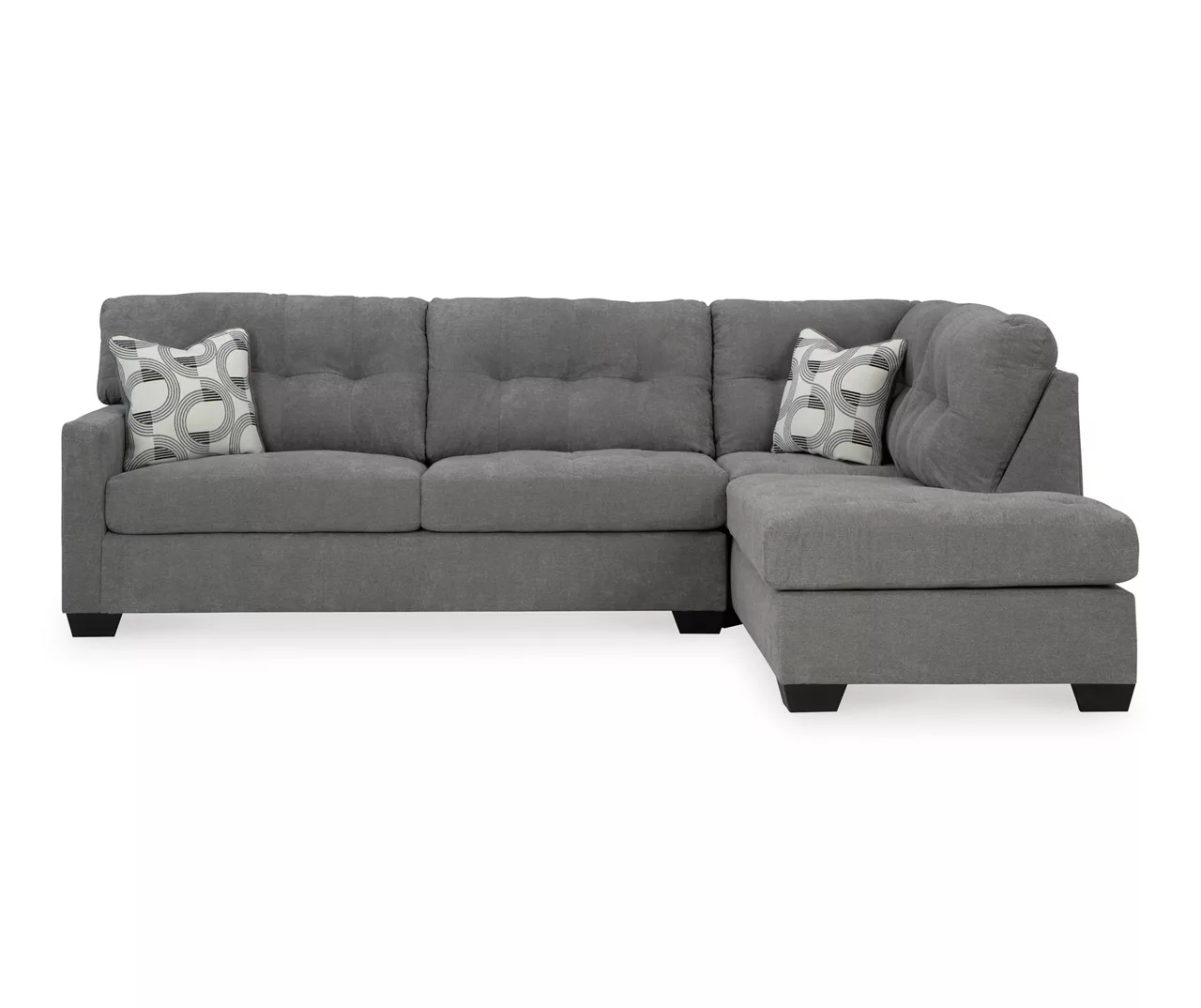Signature Design By Ashley Highland Falls Gray Sectional